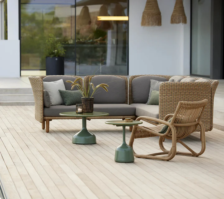 Beistelltisch GLAZE olive green